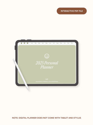 2025 Digital Planner in Matcha (Green)