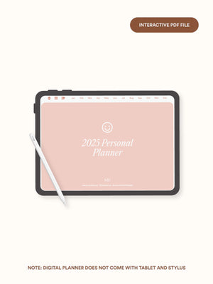 2025 Digital Planner in Chutoro (Pink)