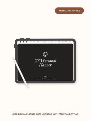 2025 Digital Planner in Kuro (Black)